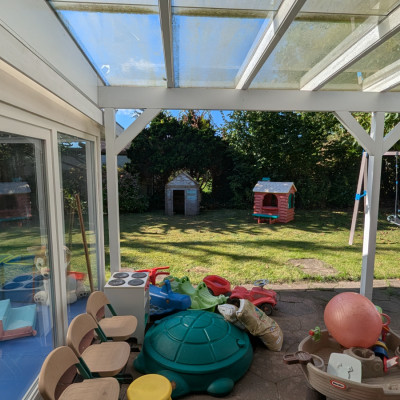 Überdachte Veranda